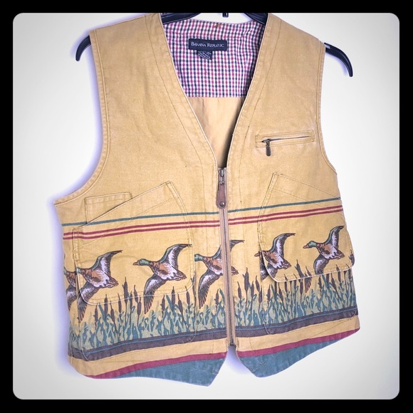 Banana Republic Other - Vintage Banana Republic Duck Vest Buckle Back M